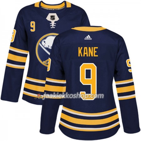 Nainen NHL Buffalo Sabres Pelipaita Evander Kane 9 Adidas 2017-2018 Marine Sininen Authentic